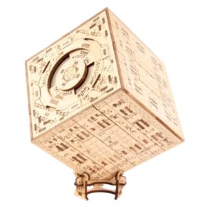 NKD Kit Scriptum Cube terminé en bois motifs