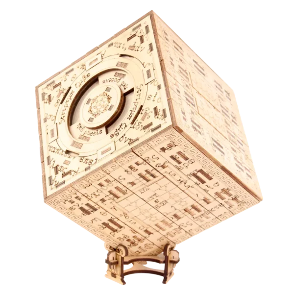 NKD Kit Scriptum Cube terminé en bois motifs
