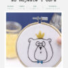 KIT BRODERIE SA MAJESTÉ L’OURS – Image 4