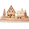 Maquette Bois Decor Village 28x11x14 forêt winter at the refuge hiver au refuge puzzle 3d wooden model pièces pieces noël festif Puzzle 3D pour Noël ? Puzzle avec chalet ? Puzzle 3D à faire ? faire un puzzle en décoration ?
