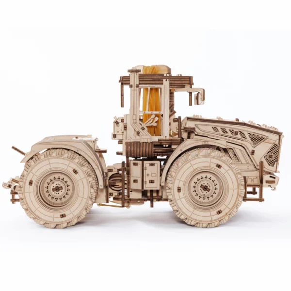 kirovets tracteur puzzle 3d bois photo vu de profil