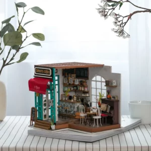 le café de simon, simon's coffee, miniature, kit à monter soi-même, kit diy, rolife