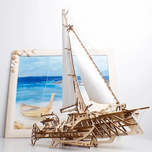 trimaran-merihobus-puzzle-3d-bois-voilier-wooden-model-kit-mykitdiy