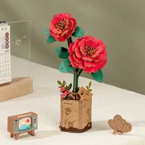 ROKR - Puzzle 3D - Camélia Rouge Camelia Rouge Assemblage