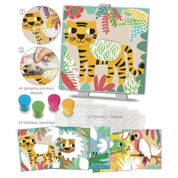 Cartes Animaux Jungle