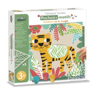 Coffret Pochoirs Couleurs de la Jungle