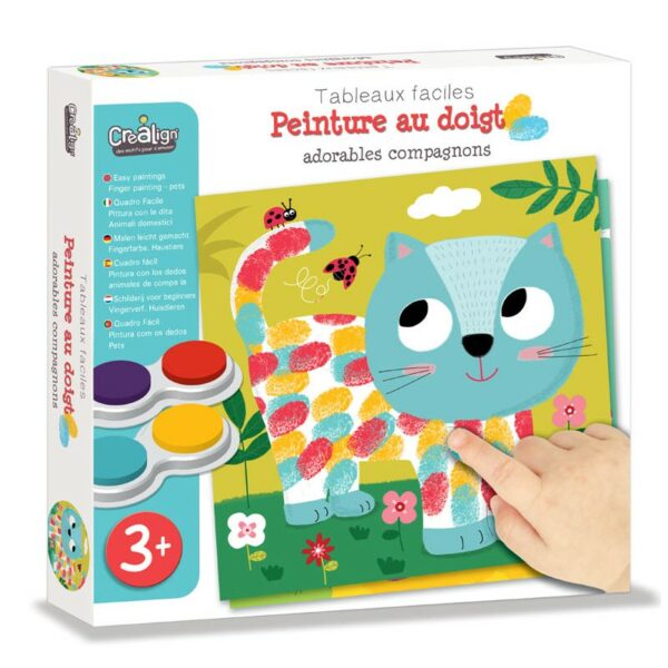 Coffret complet Peinture au doigt Adorables Compagnons