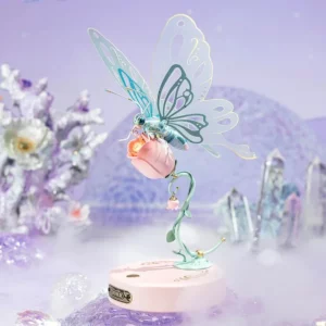 ROKR - Papillon Mécanique Rose ROKR Butterfly Vue Frontale Rose