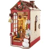 Serre-livres DIY - Scène d'intérieur de Noël – Image 3