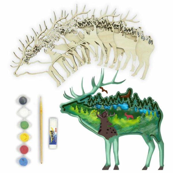 cerf à peindre