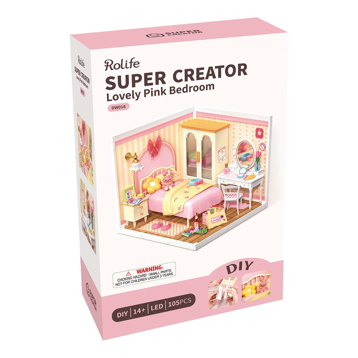Super Creator - La chambre rose - Maquette 3D – Image 4