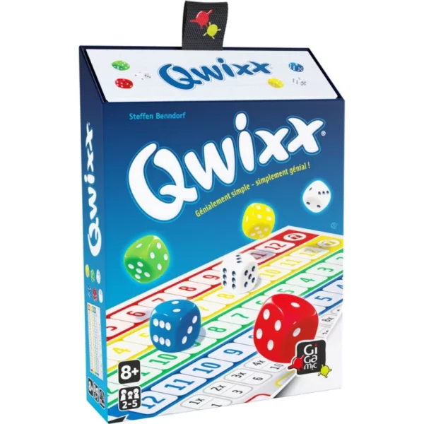 Qwixx – Jeu De Dés Tactique – 2 à 5 Joueurs – Dès 8 Ans – 15 Min – Bloc Et Dés – Steffen Benndorf