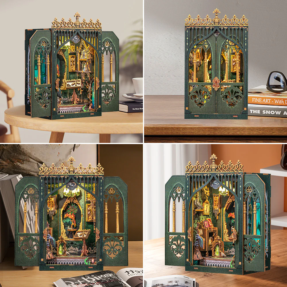 Serre-livres DIY - L'herbier obscure - The darkness herbarium