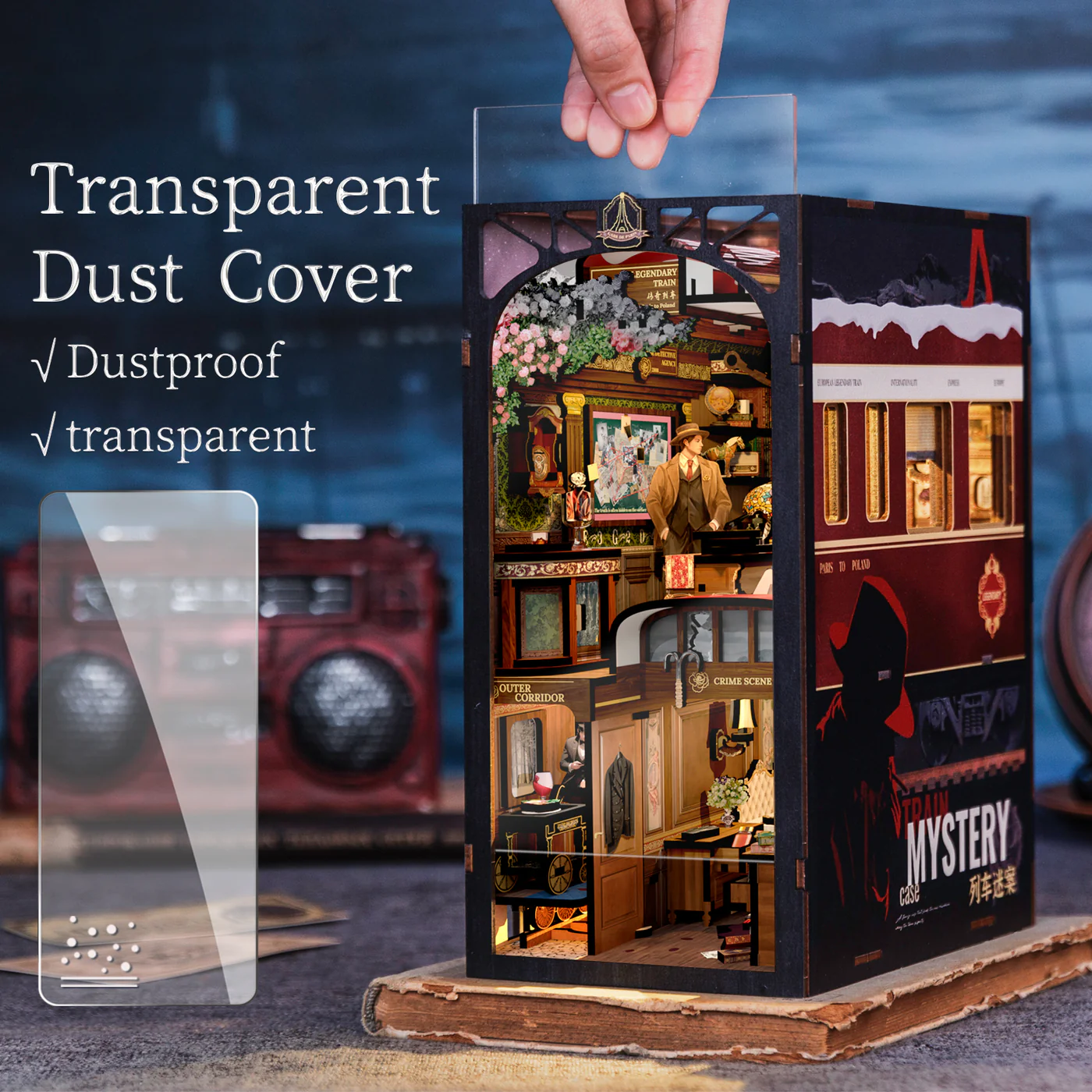 Serre-livres DIY - Mystère dans le train – Image 3