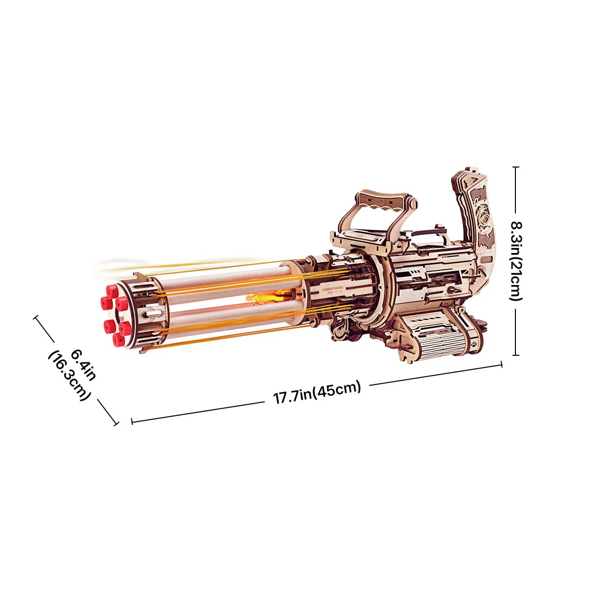 ROKR - pistolet-jouet à canon rotatif - Puzzle 3D – Image 4