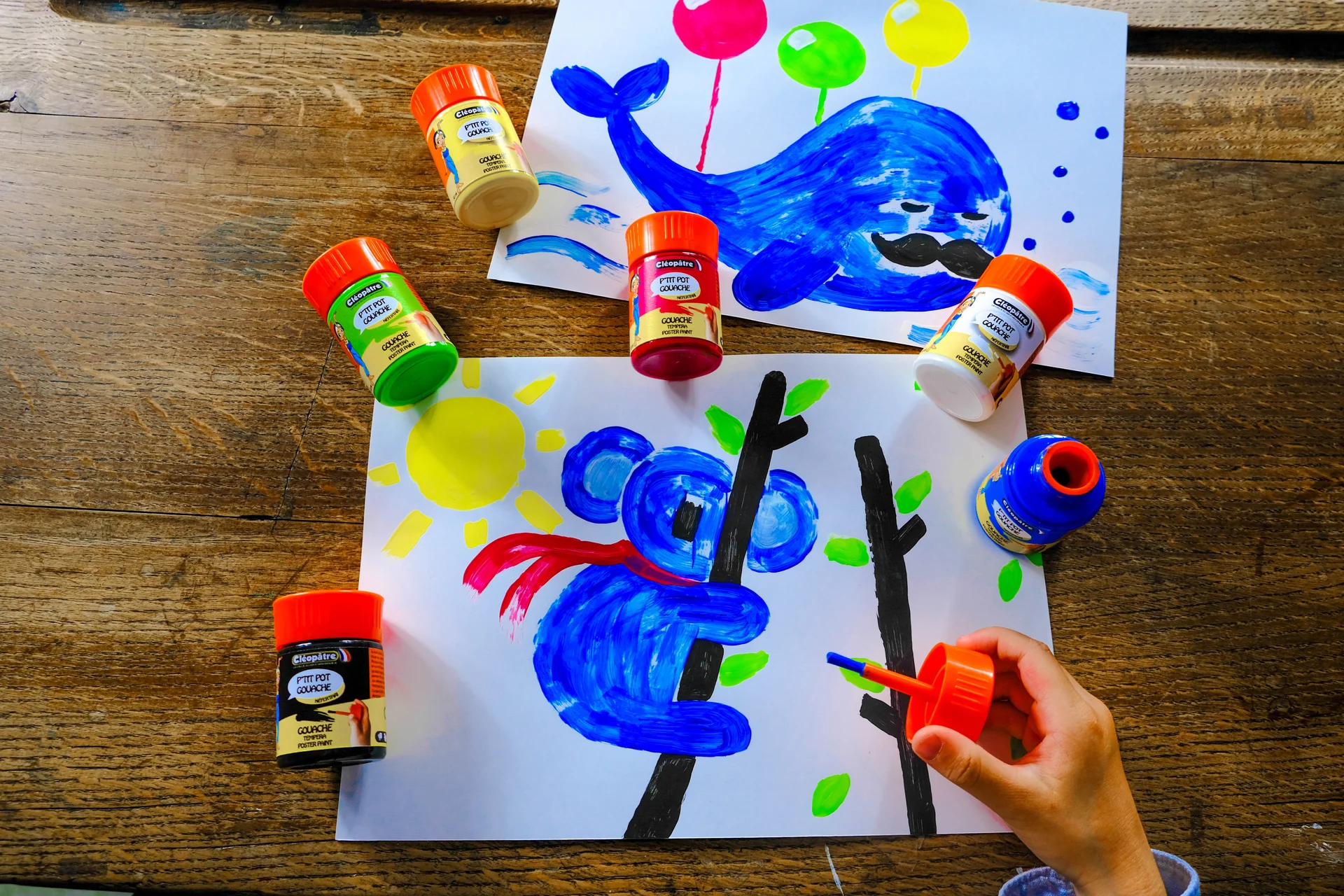 Cléopâtre - p'tits pots gouache – Image 2