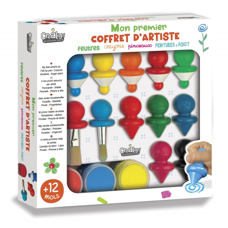 Crealign - Mon premier coffret d'artiste - Dès 12 mois